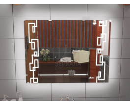 Зеркало для ванной с подсветкой Ливорно 120х80 см