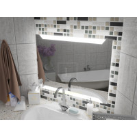 Зеркало для ванной с подсветкой Матена 100х70 см
