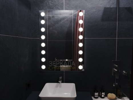 Зеркало для ванной с подсветкой Бьюти 70х135 см