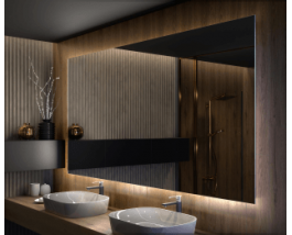 Зеркало для ванной комнаты с внутренней подсветкой Прайм 100х80 см