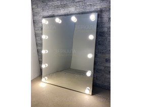 Выполненная работа: гримерное зеркало без рамы с подсветкой лампочками (24.07.2022)